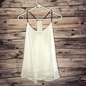 White Dressy Tank